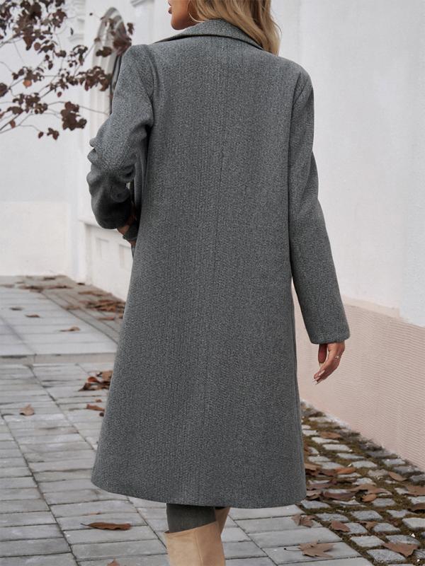 Cardigan Tweed Col Revers Femme