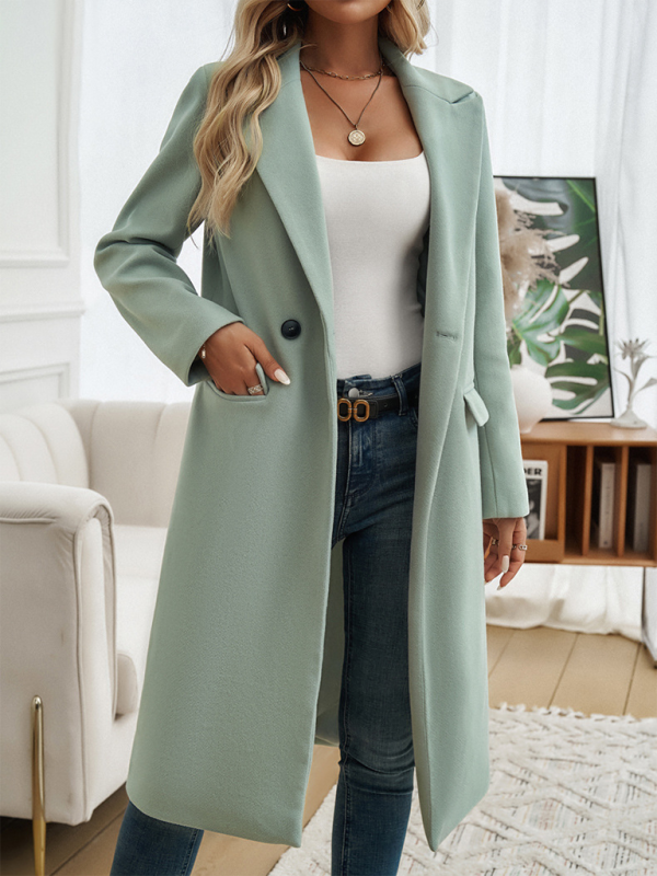 Cardigan Tweed Col Revers Femme